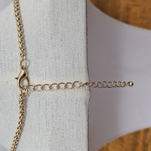 FAUX OPAL TASSEL PENDANT NECKLACE - Picture 5 of 5